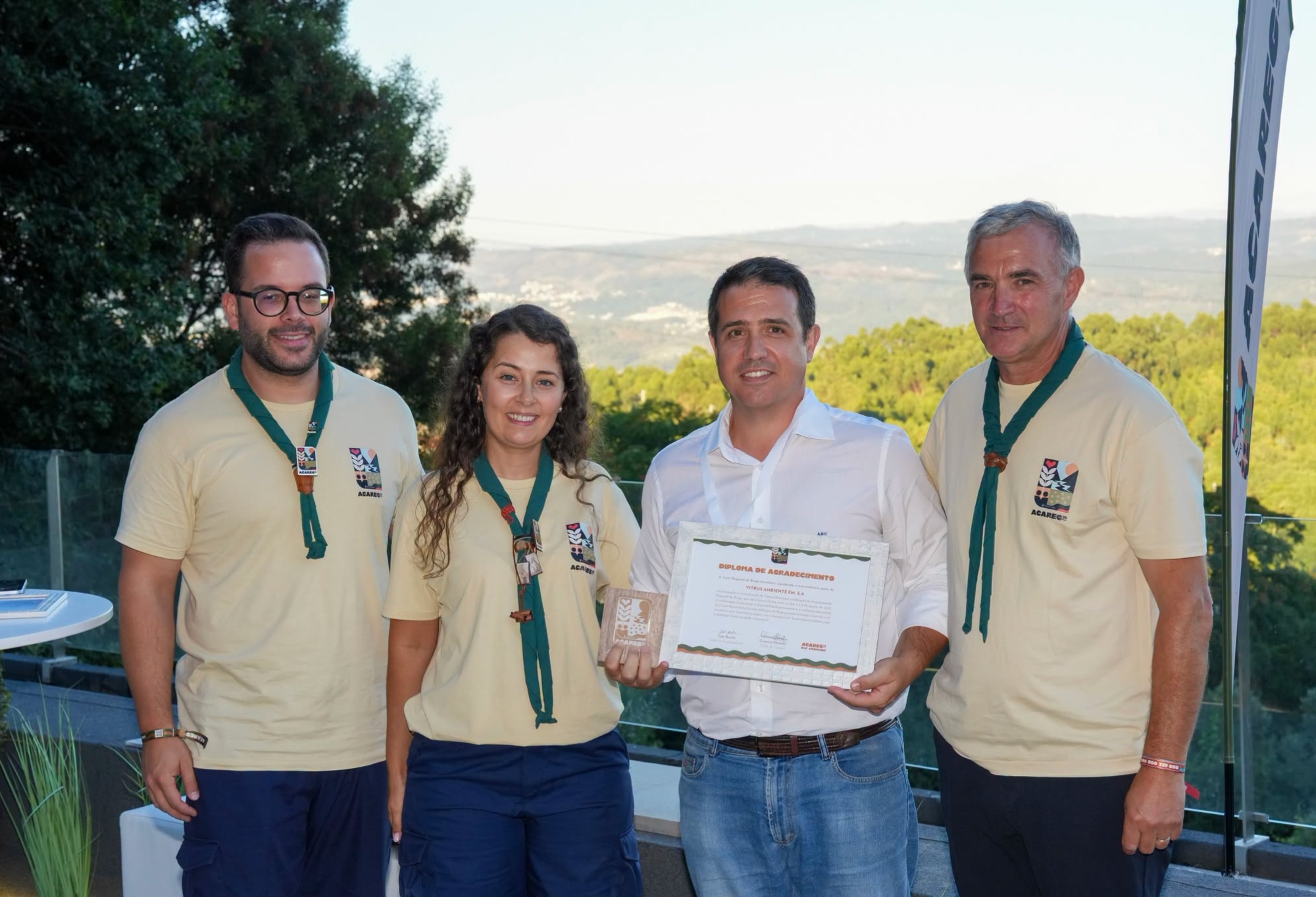 Vitrus Ambiente distinguida pelo Corpo Nacional de Escutas pela colaboração no ACAREG 2026
